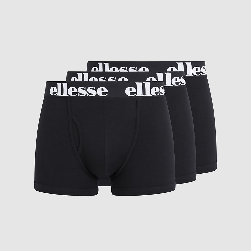 Hali 3 Boxers für Herren, Schwarz