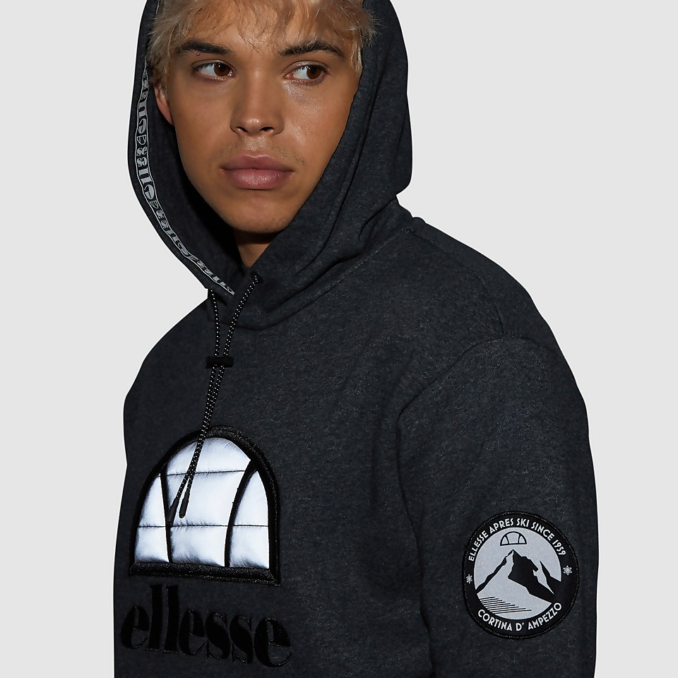 Skilla Kapuzenpullover Grau Meliert