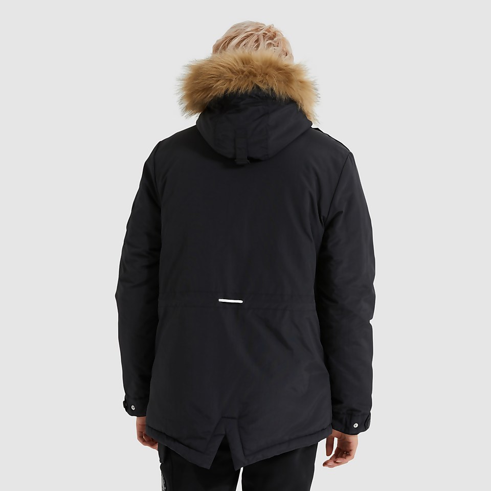 Polter Parka Jacke Schwarz