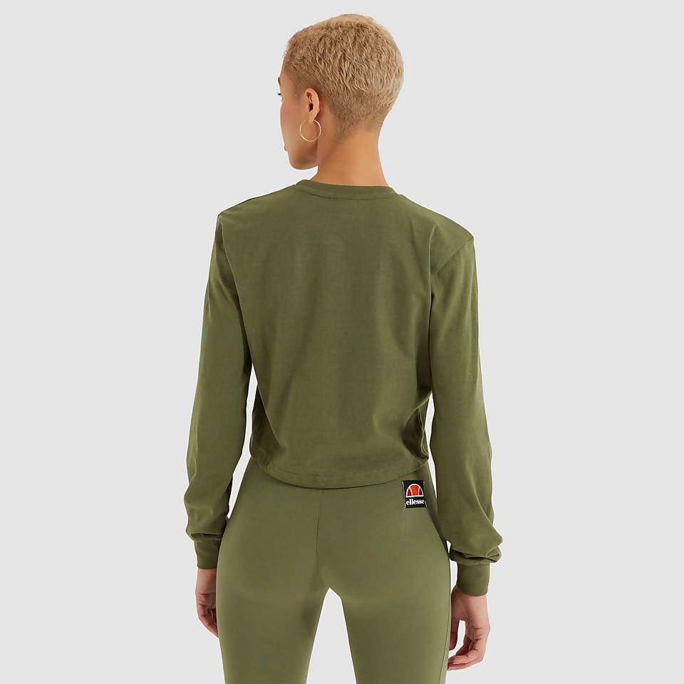 Women's Taner Crop T-Shirt Khaki
