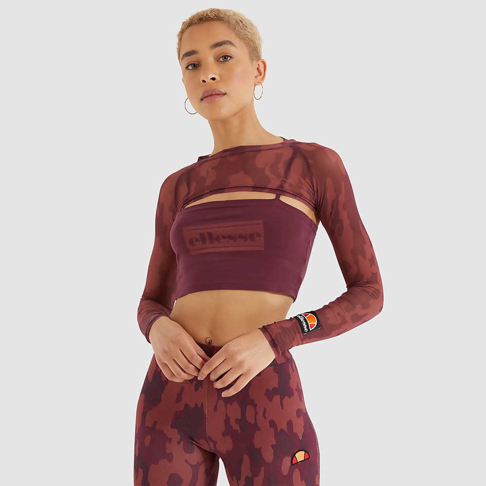 Women's Darol Crop T-Shirt Dark Purple