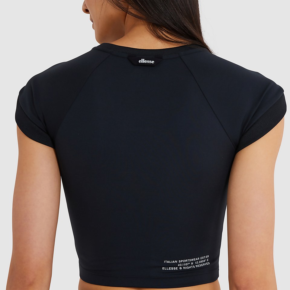Women's Arianne Cropped T-Shirt Black