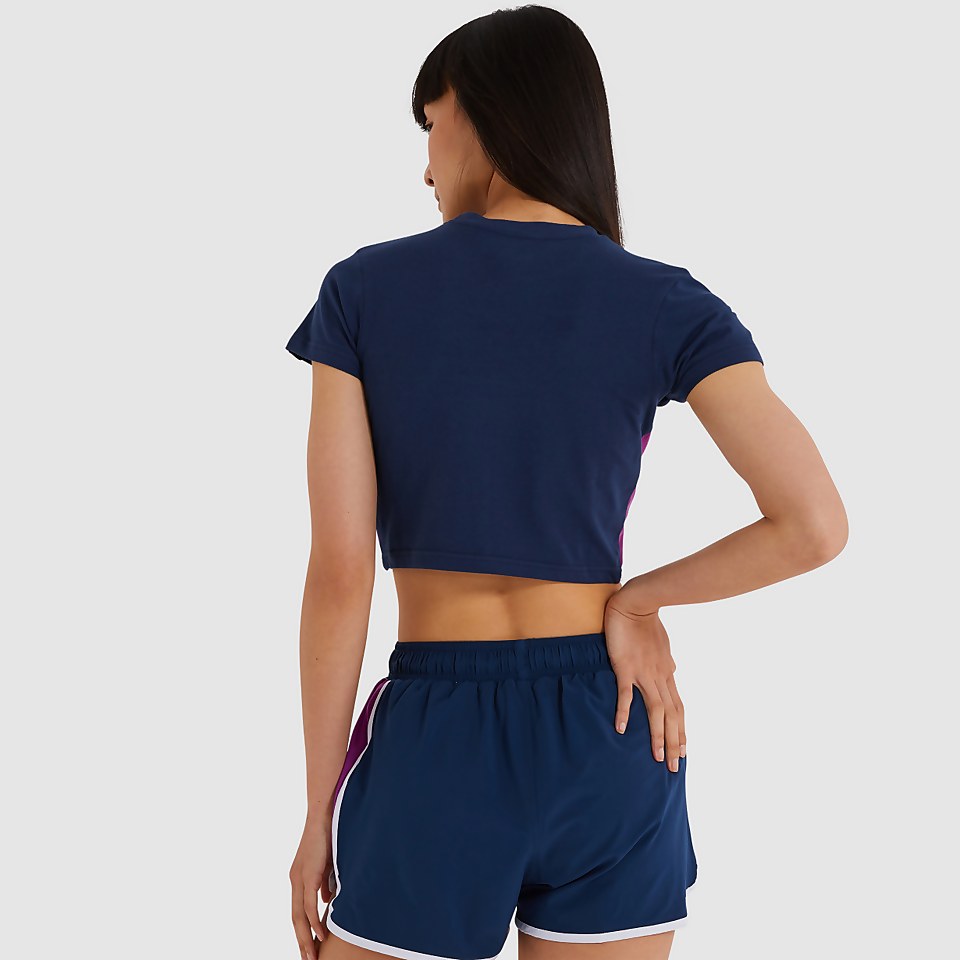 Women's Mathia Crop T-Shirt Navy
