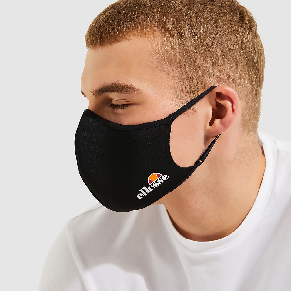 Palsito 3PK Face Covering Black