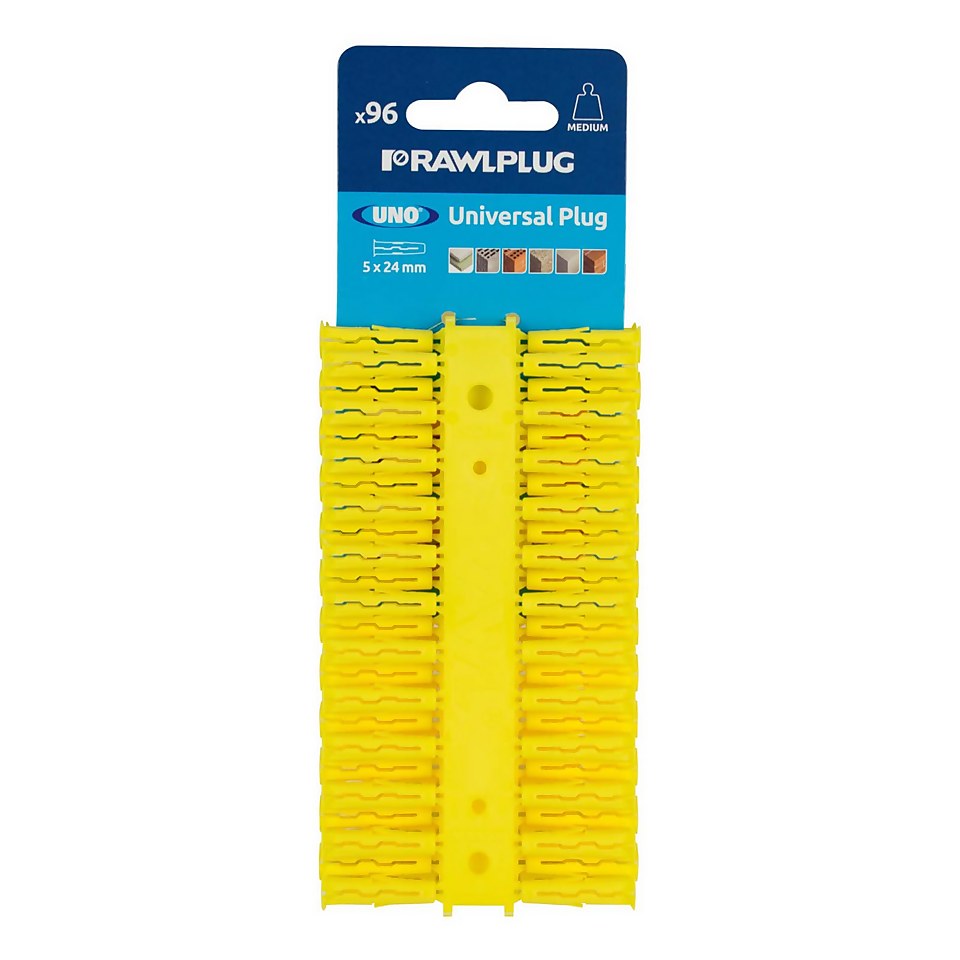Rawlplug Uno Multipurpose Plug 5x24mm - Pack of 96