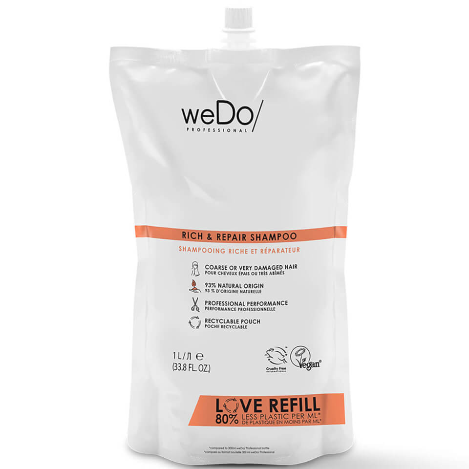 weDo/ Professional Rich and Repair Shampoo Pouch 1000ml
