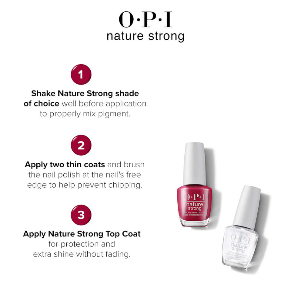 OPI Nature Strong Vegan Nail Polish - A Bloom with a View 15ml
