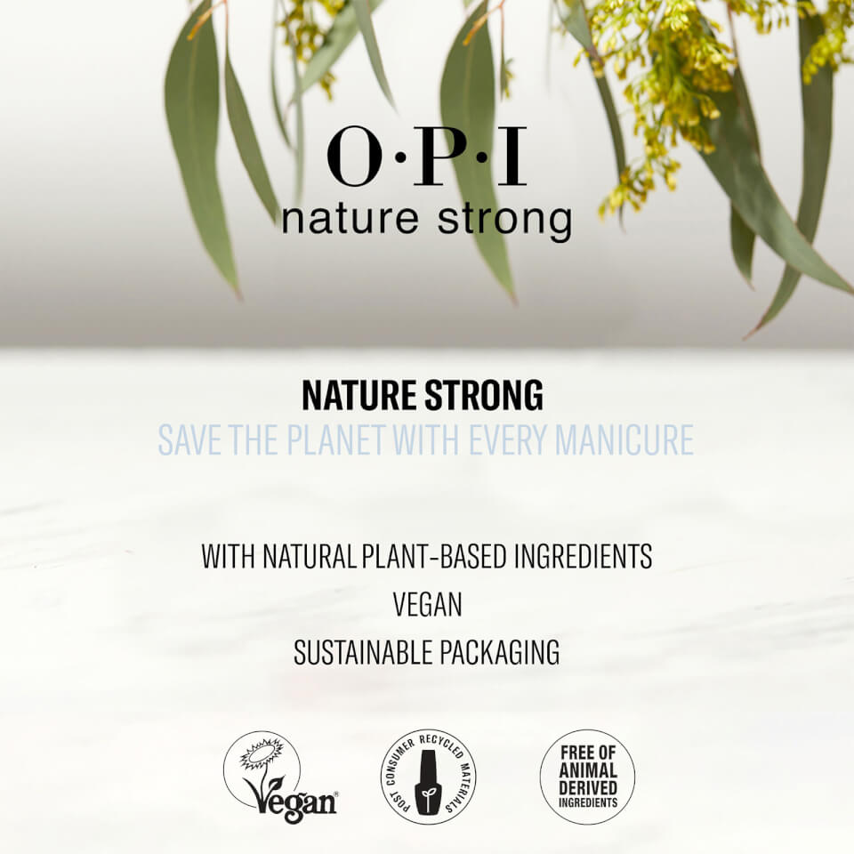 OPI Nature Strong Vegan Nail Polish - High Shine Top Coat 15ml