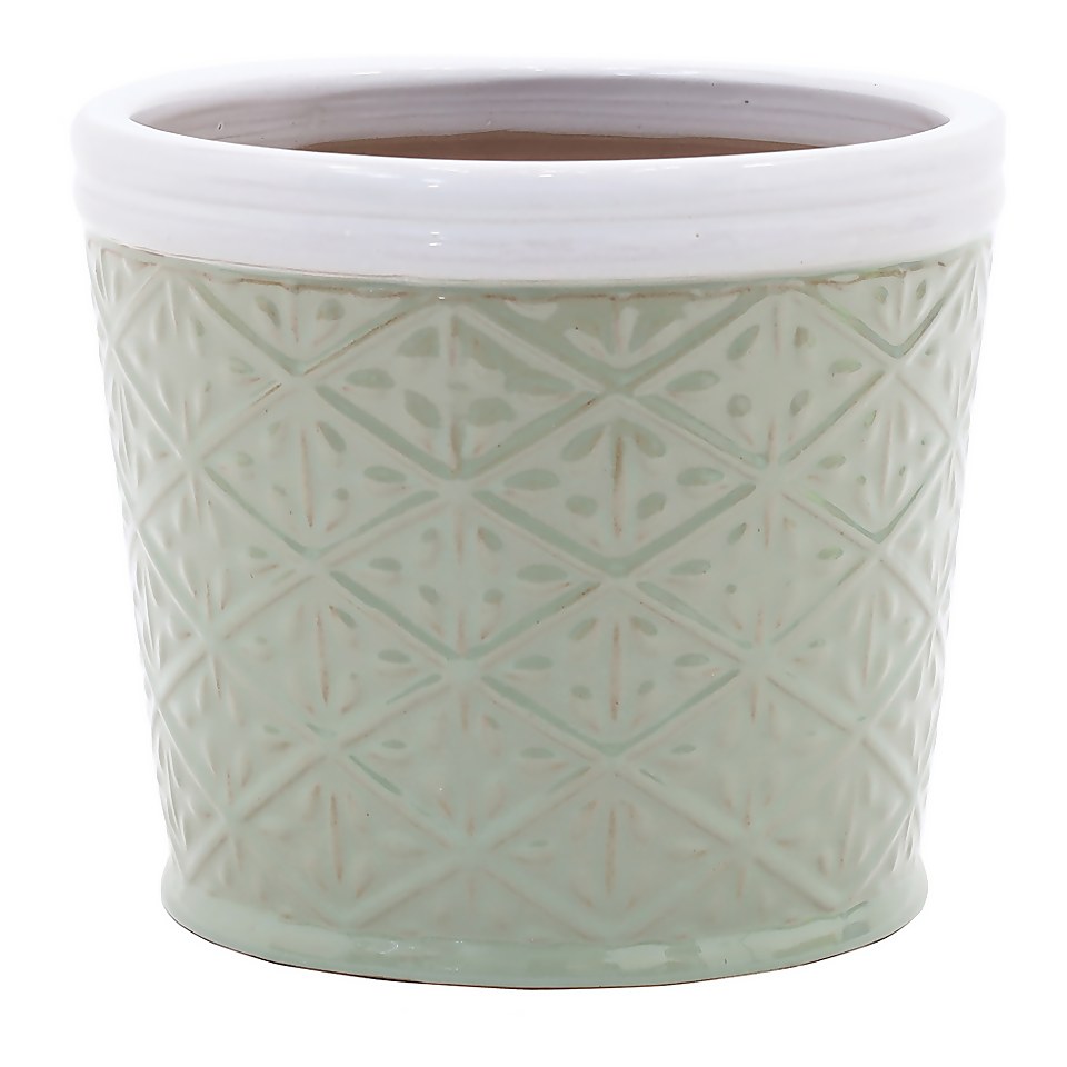 Country Living Heritage 2 Tone Sage Cone Pot - 38cm
