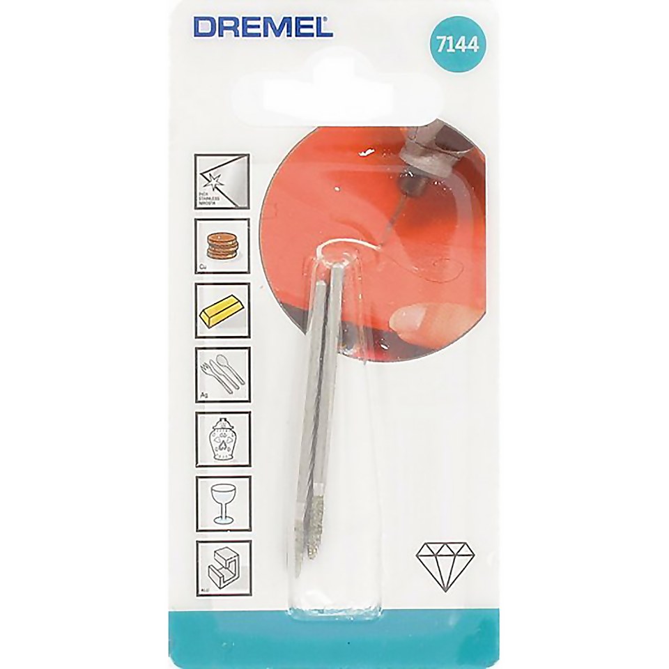 Dremel 2.4mm Diamond Engraving Wheel Point - 2 Pack