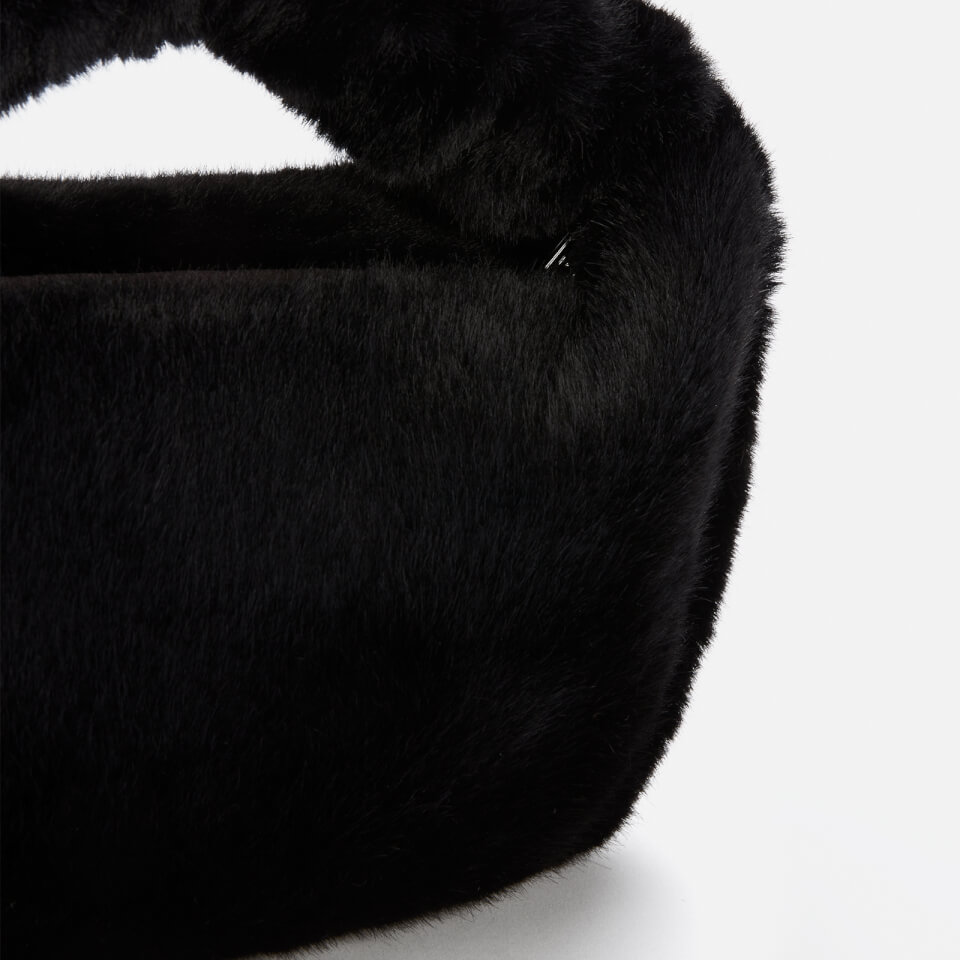 Alexander Wang Women's Faux Fur Scrunchie Small Bag - Black