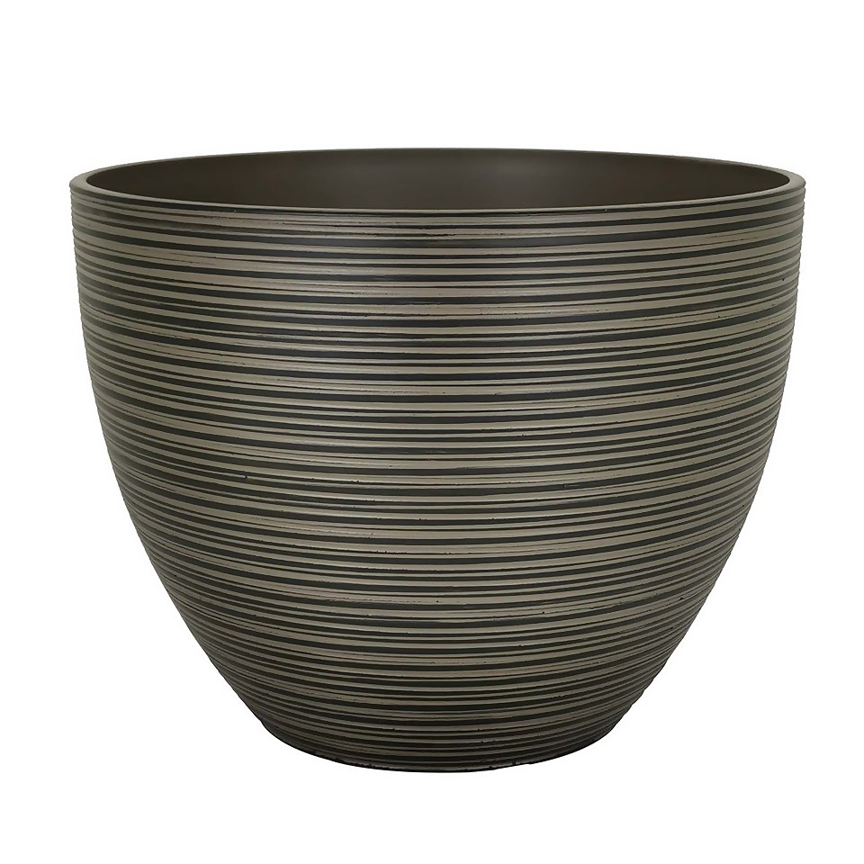 Bronze Wire Cut Egg Pot - 40cm