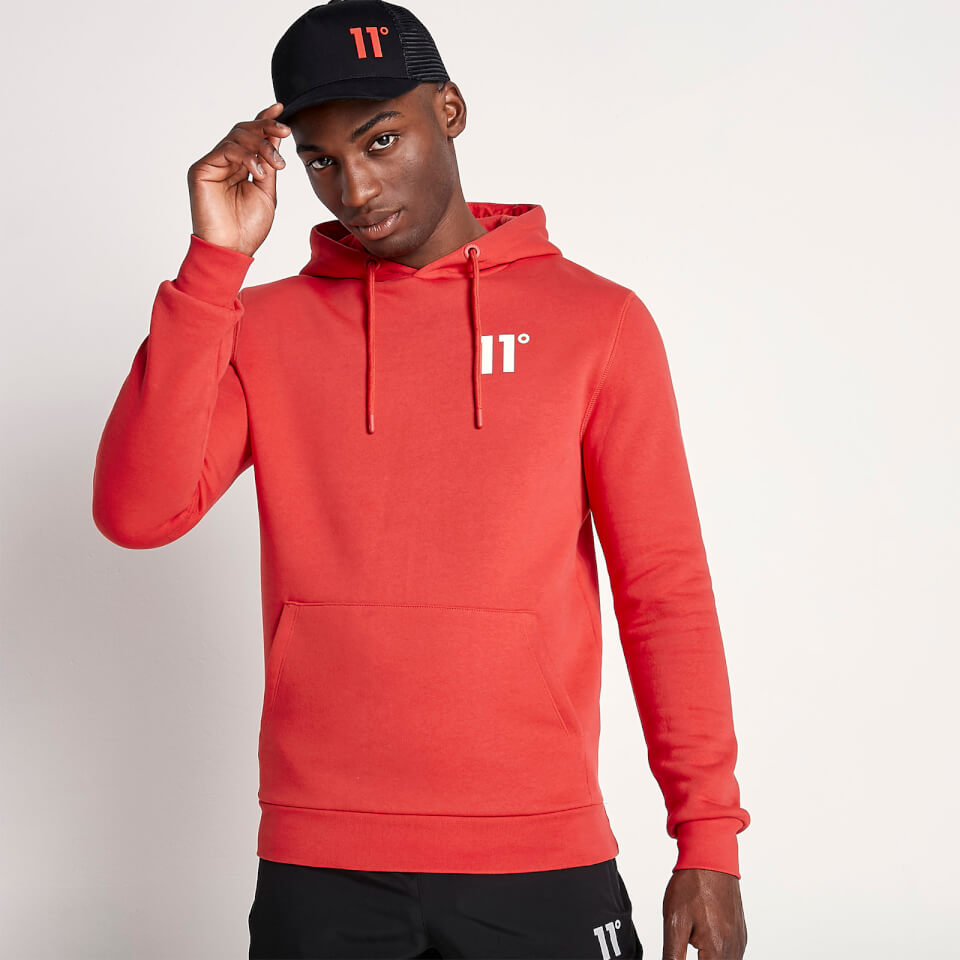 11 Degrees Core Pullover Hoodie – Goji Berry Red | 11 Degrees