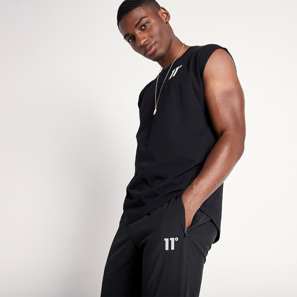 11 Degrees Core Cut Off Sleeve TShirt Black 11 Degrees