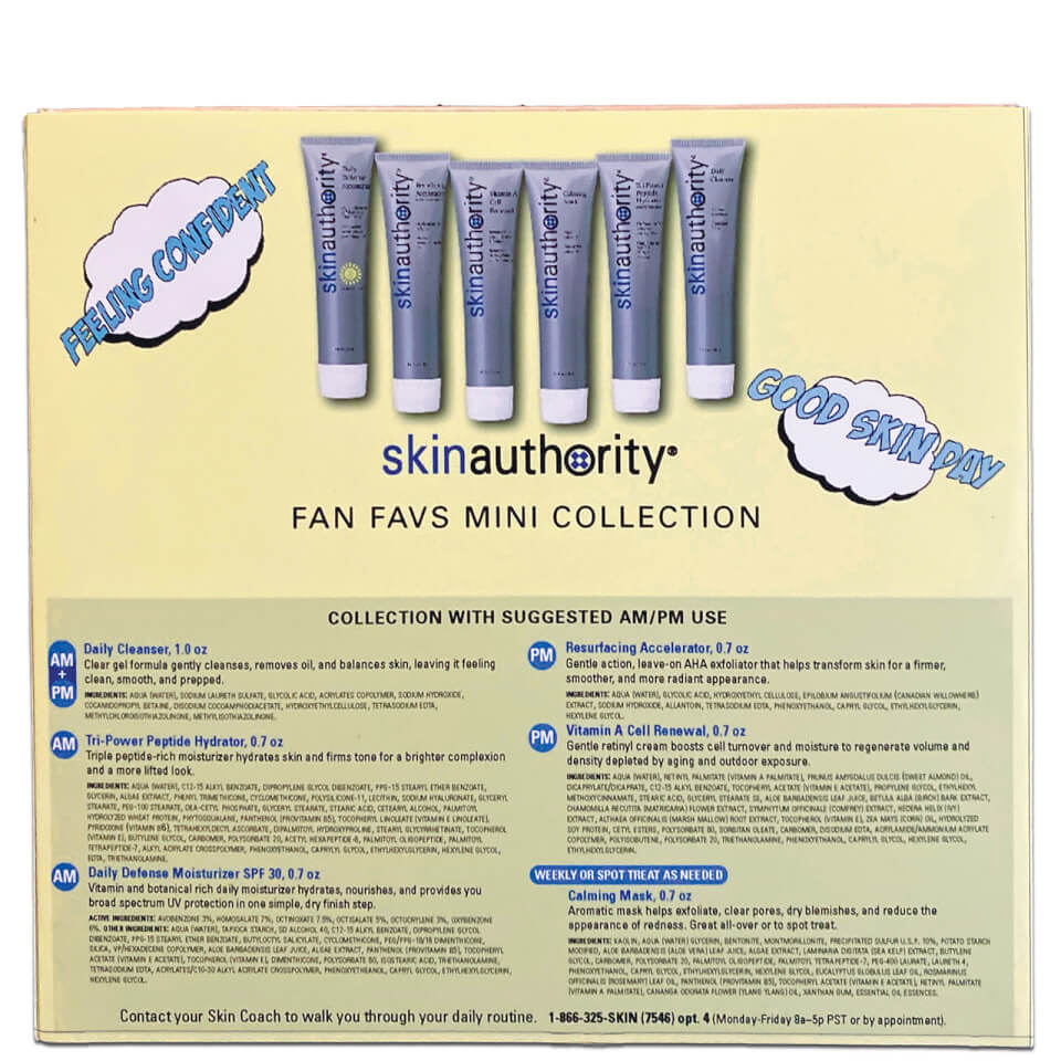Skin Authority Fan Favs Mini Collection