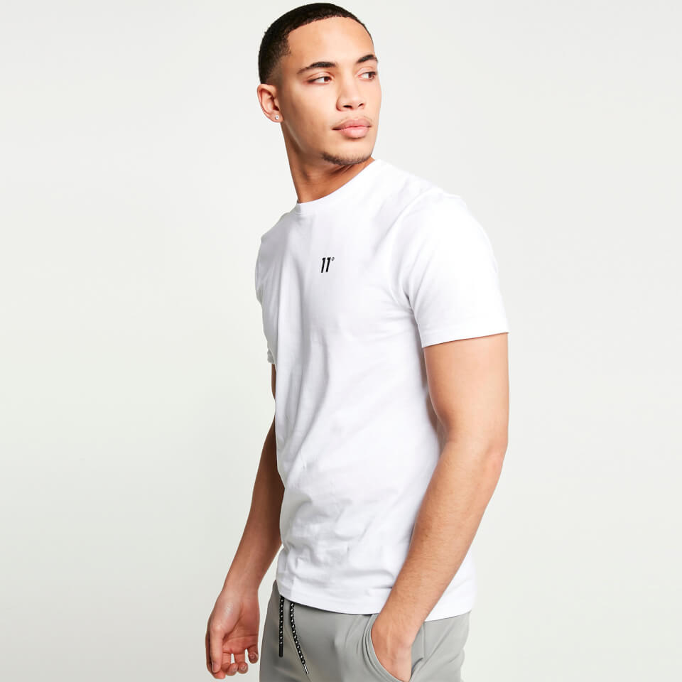 3 Pack Essential Short Sleeve T-Shirts – White / White / White | 11 Degrees