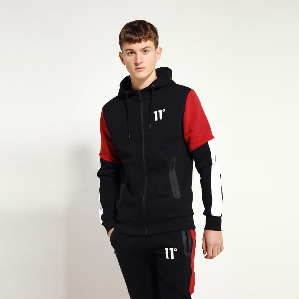 11 degrees red hoodie discount