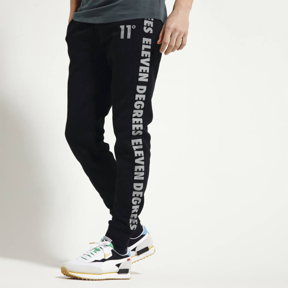 11 degrees black joggers clearance