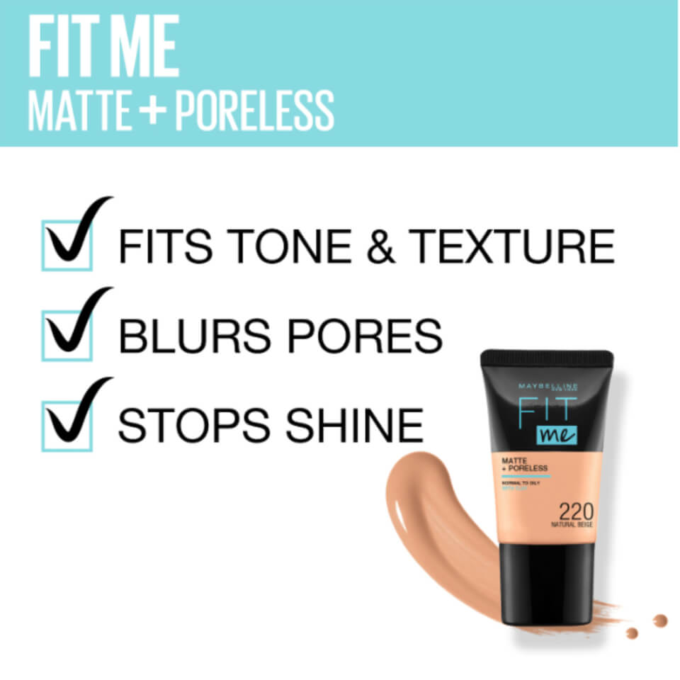 Maybelline Fit Me Matte and Poreless Mini - 128 Warm 18g