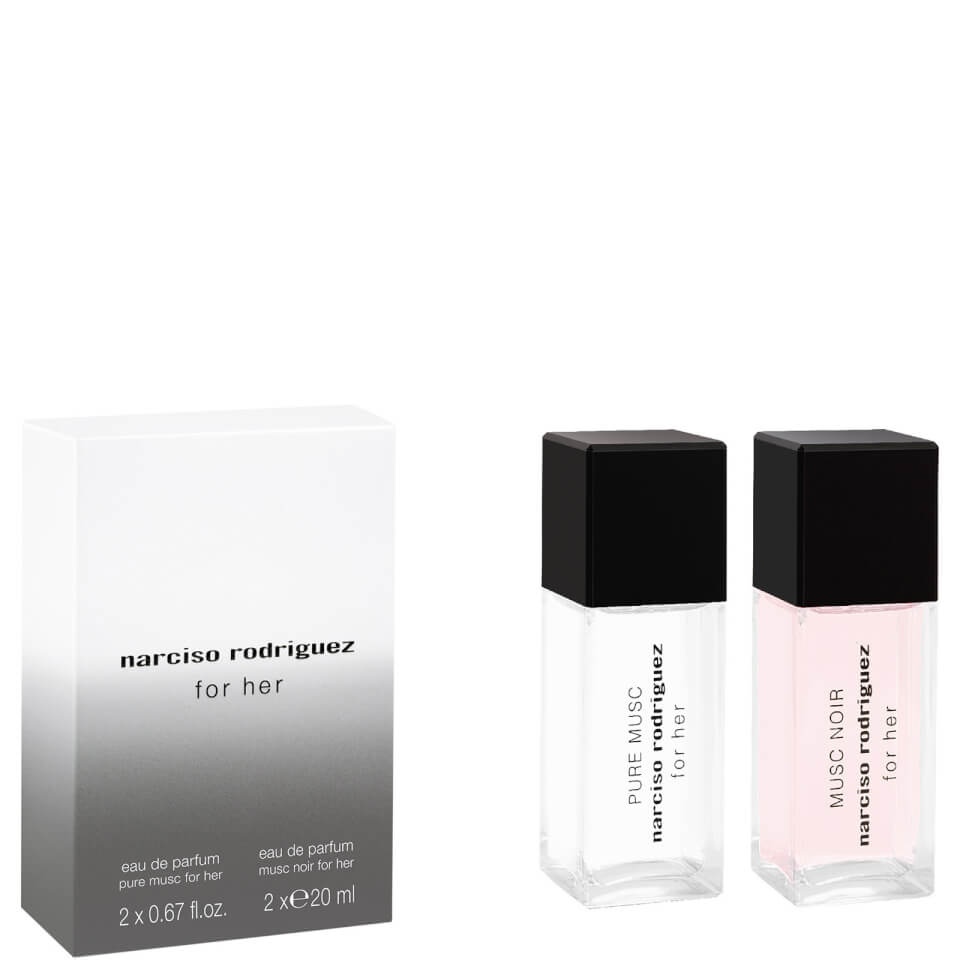 Narciso Rodriguez Musc Noir Eau de Parfum and Pure Musc Eau de Parfum Layering Duo