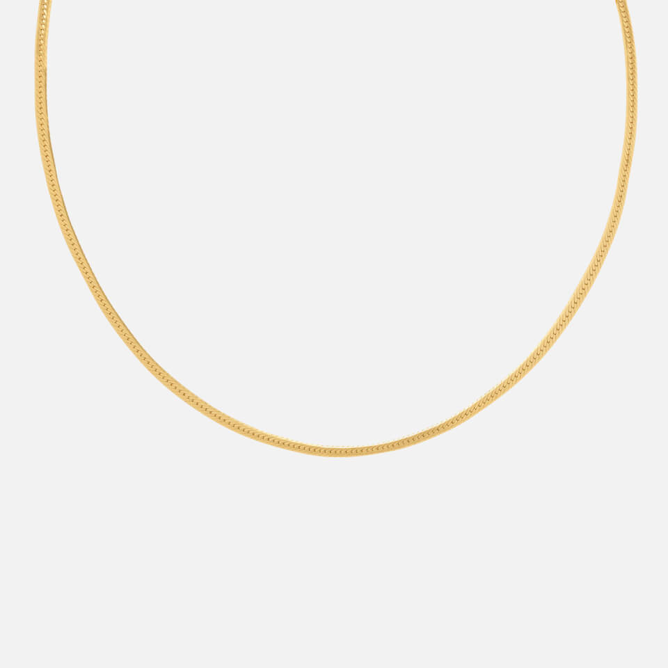 Astrid & Miyu Women's Snake Chain Necklace In Gold - Gold