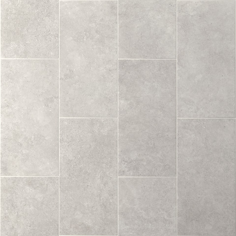 Palio Light Grey Ceramic Wall & Floor Tile 300 x 600mm