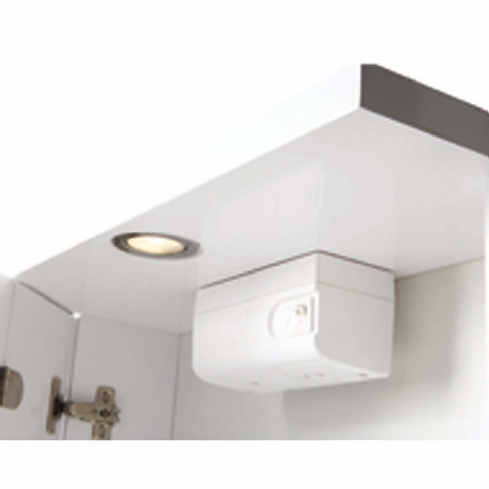 Croydex Shire Illuminated Bathroom White Homebase