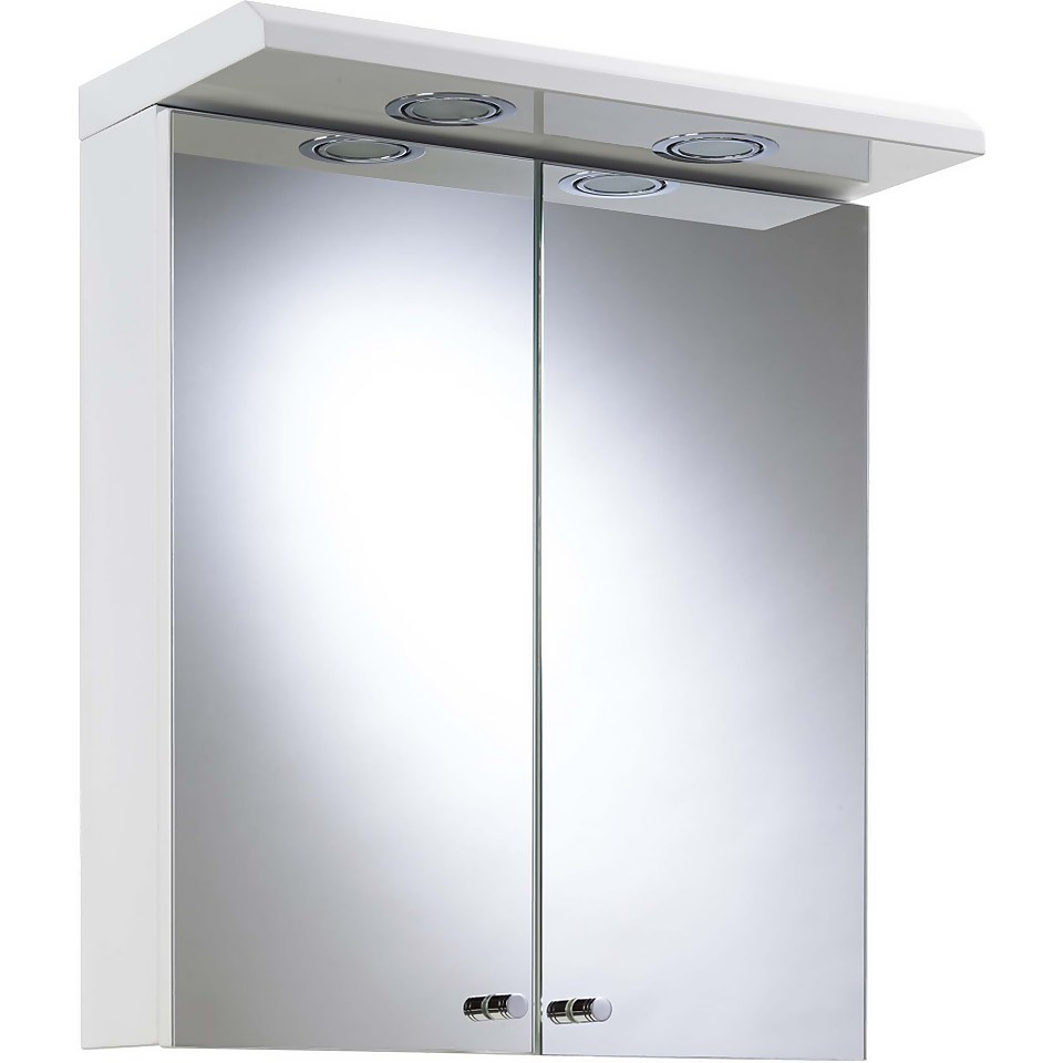 Croydex Shire Illuminated Bathroom White Homebase