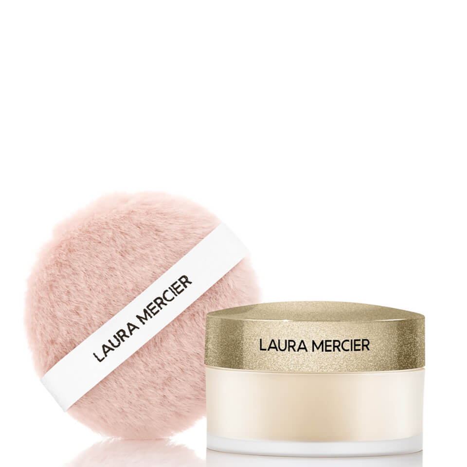 Laura Mercier Set For Perfection Translucent Loose Setting Powder and Puff Set 10g (Various Colours)