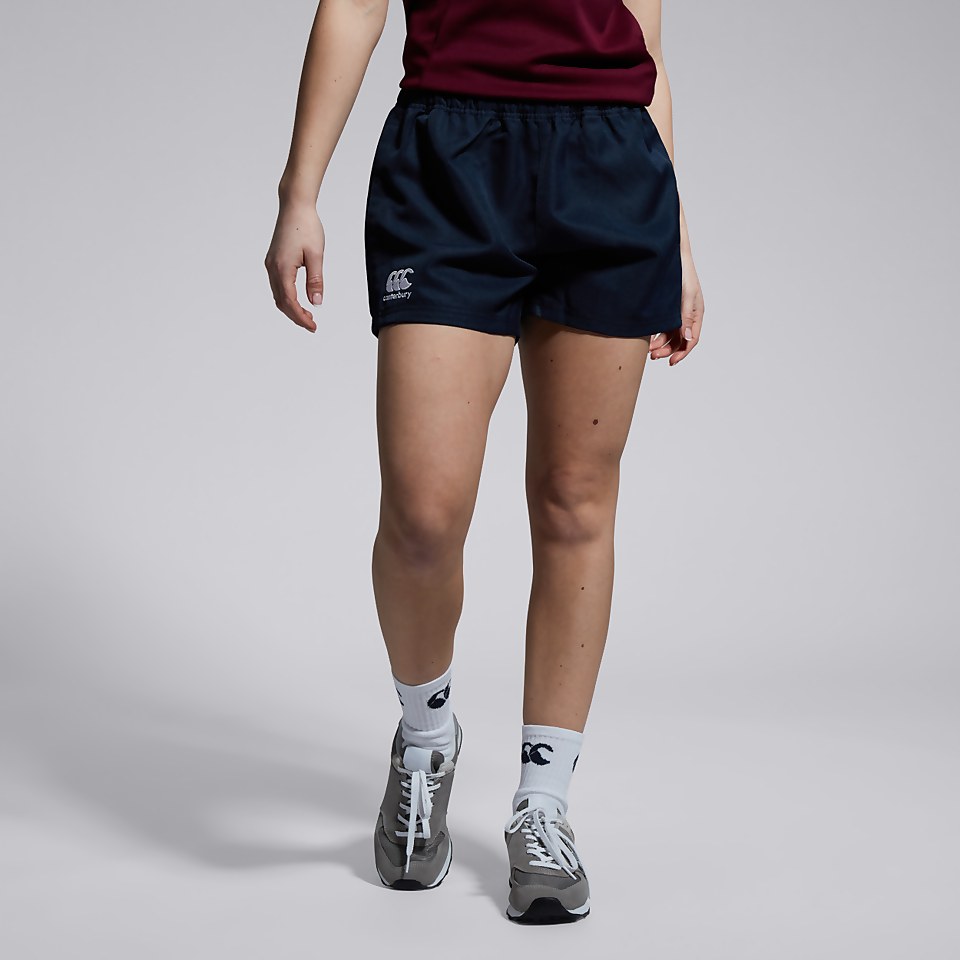 WOMENS PROFESSIONAL POLY SHORTS NAVY