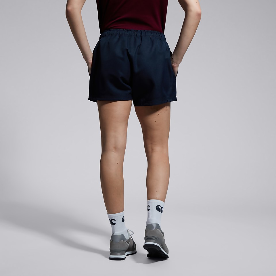 WOMENS PROFESSIONAL POLY SHORTS NAVY