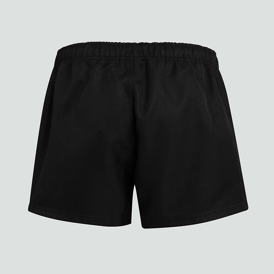 WOMENS PROFESSIONAL POLY SHORTS BLACK