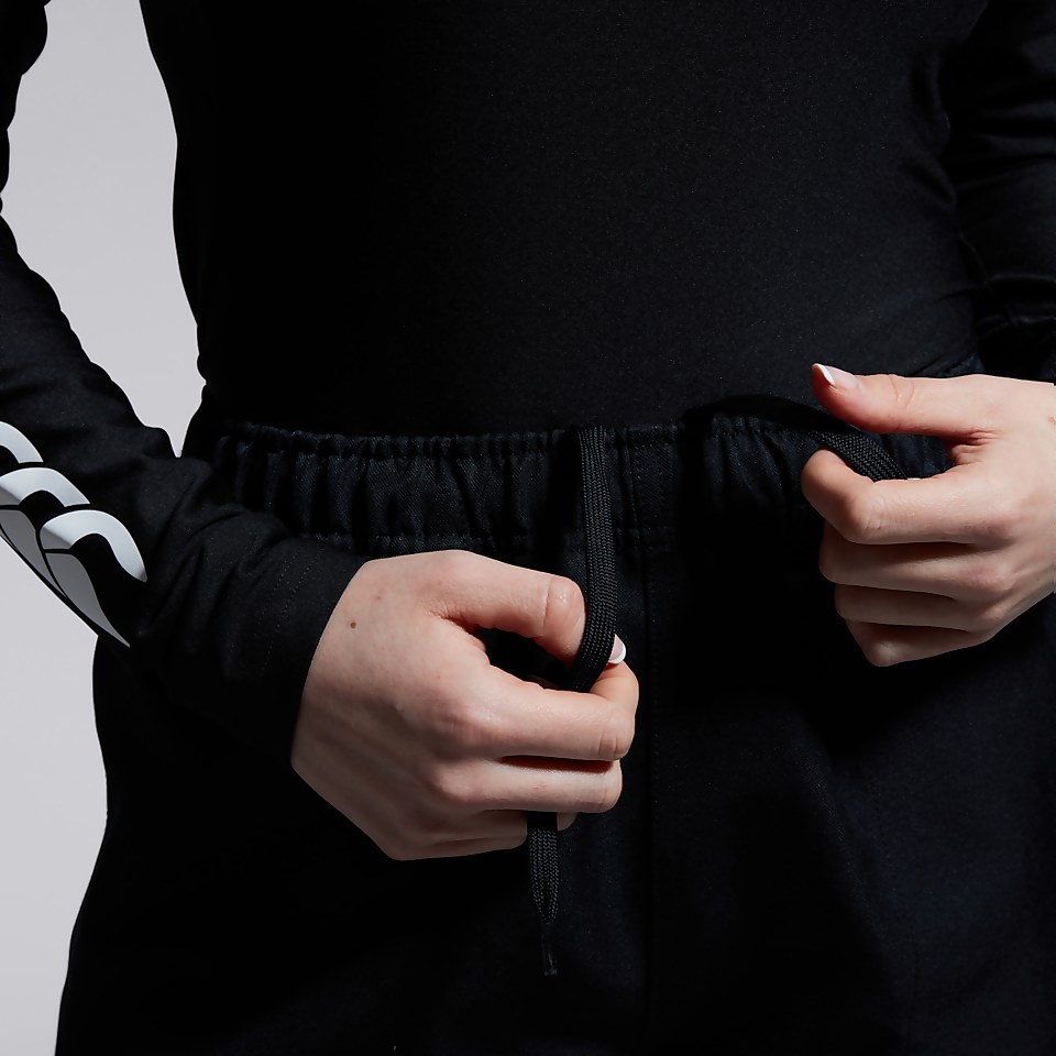 WOMENS PROFESSIONAL POLY SHORTS BLACK
