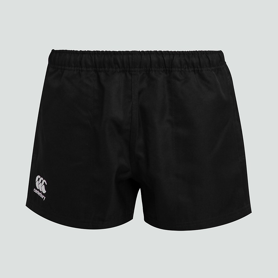 WOMENS PROFESSIONAL POLY SHORTS BLACK