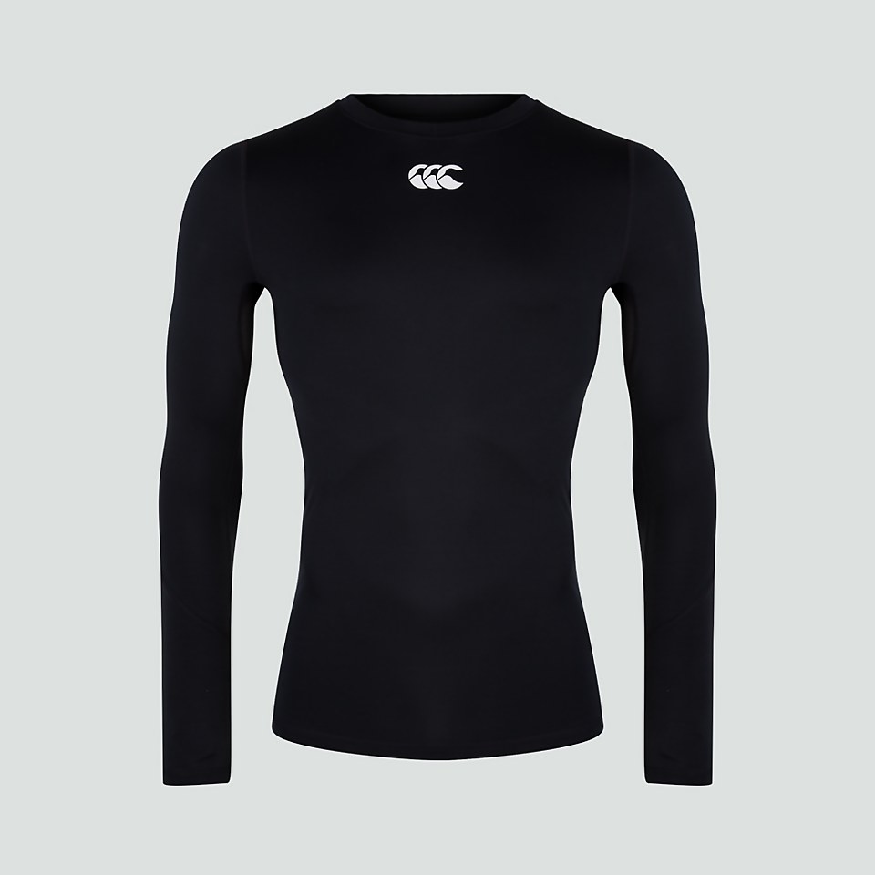 MENS MERCURY TCR COMPRESSION LONG SLEEVED TOP BLACK
