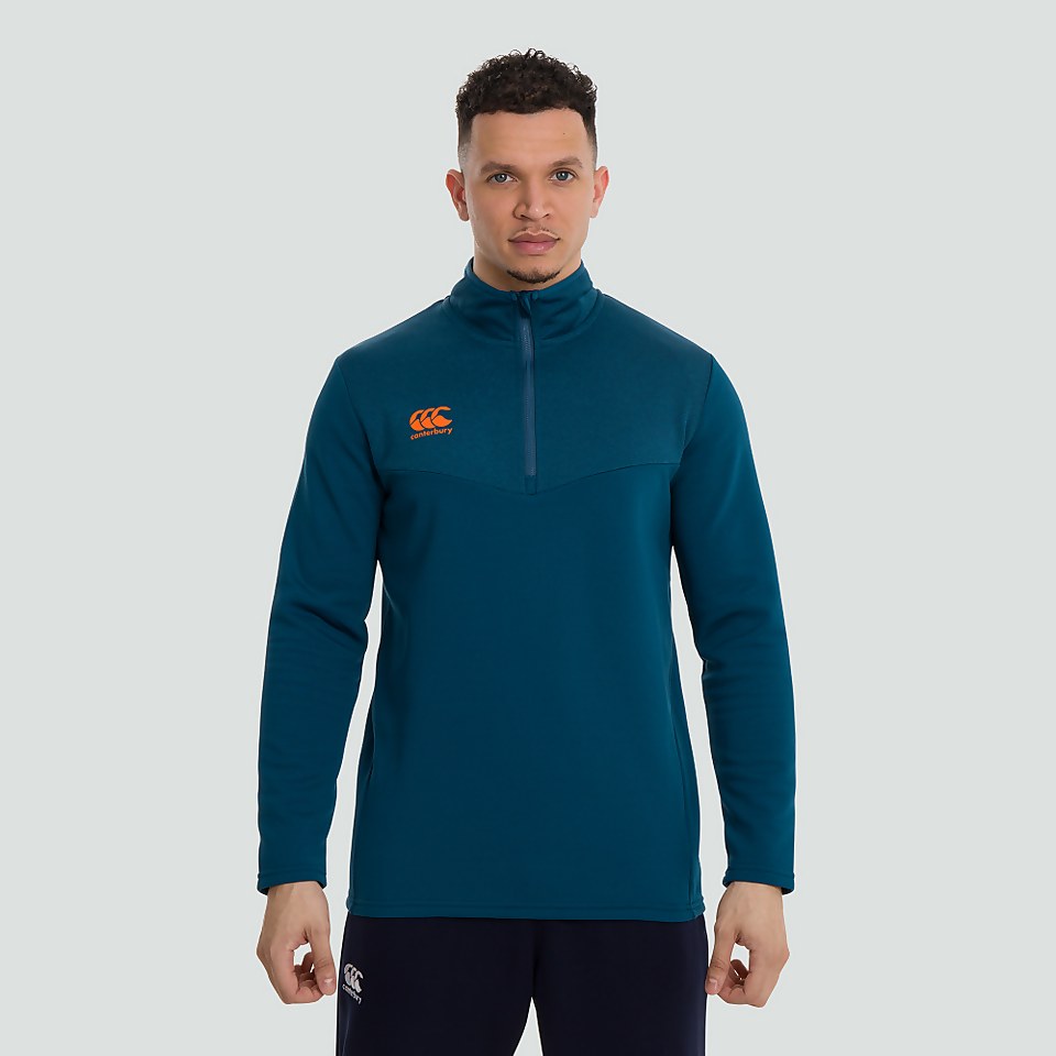 MENS 1/4 ZIP FLEECE BLUE