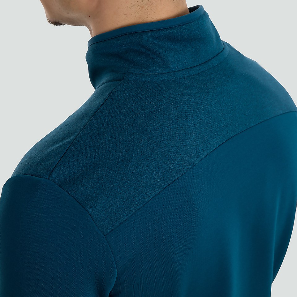 MENS 1/4 ZIP FLEECE BLUE