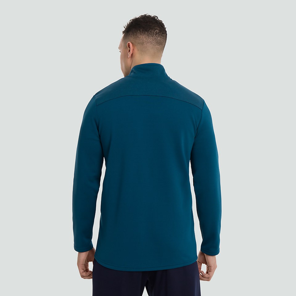 MENS 1/4 ZIP FLEECE BLUE