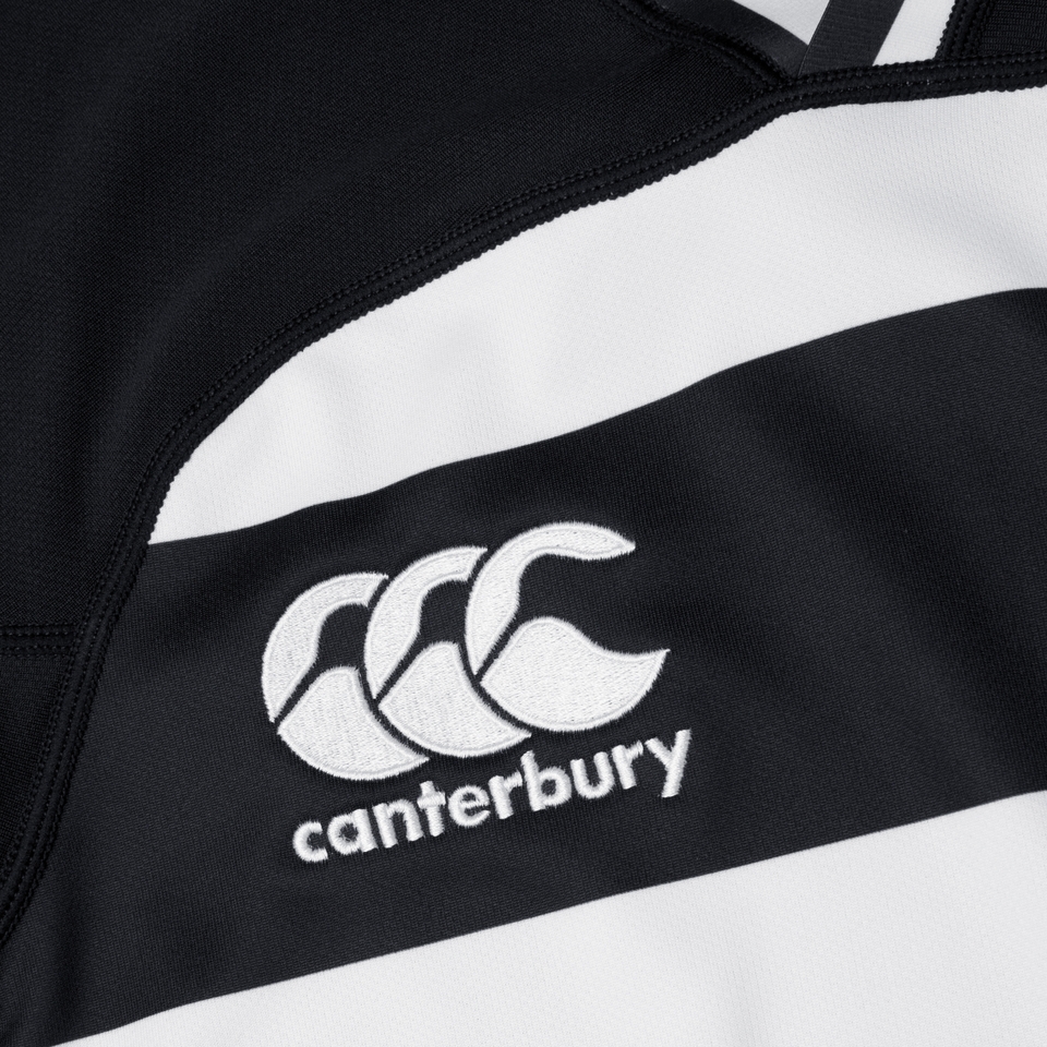 CANTERBURY VAPODRI EVADER HOOPED JSY AF BLK/WHT