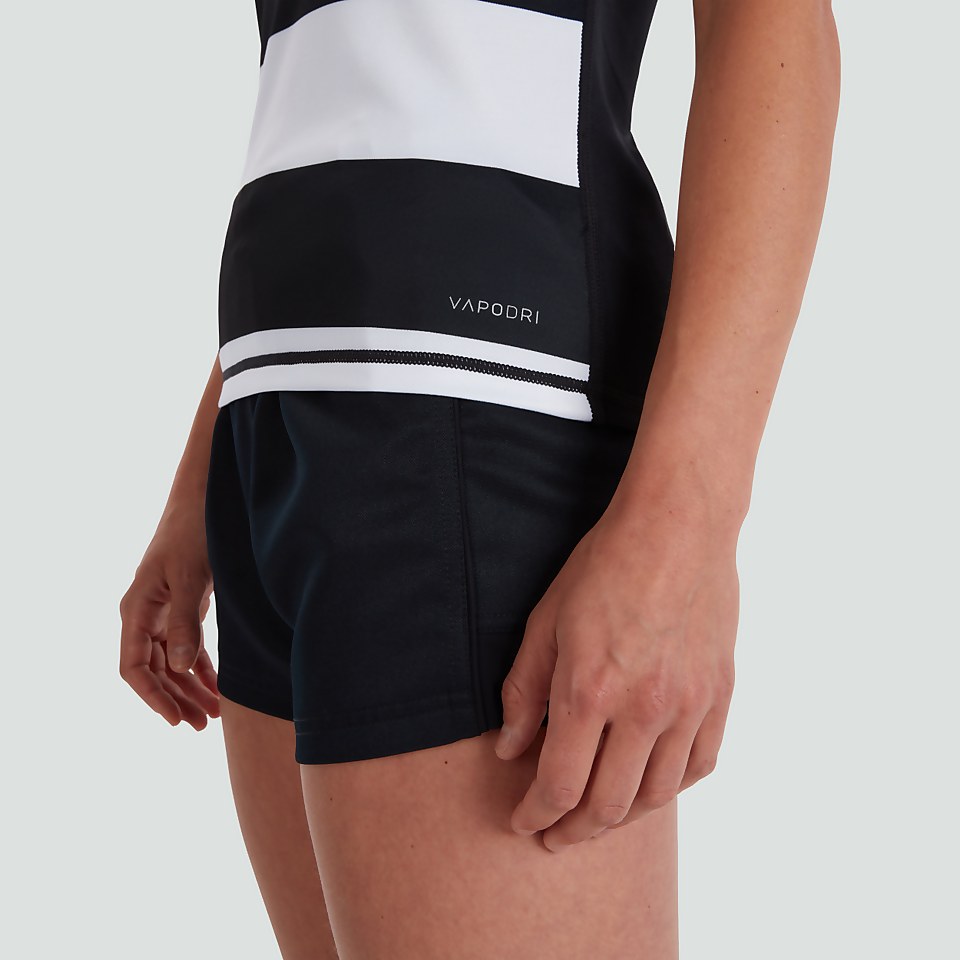 WOMENS VAPODRI EVADER HOOPED JERSEY BLACK