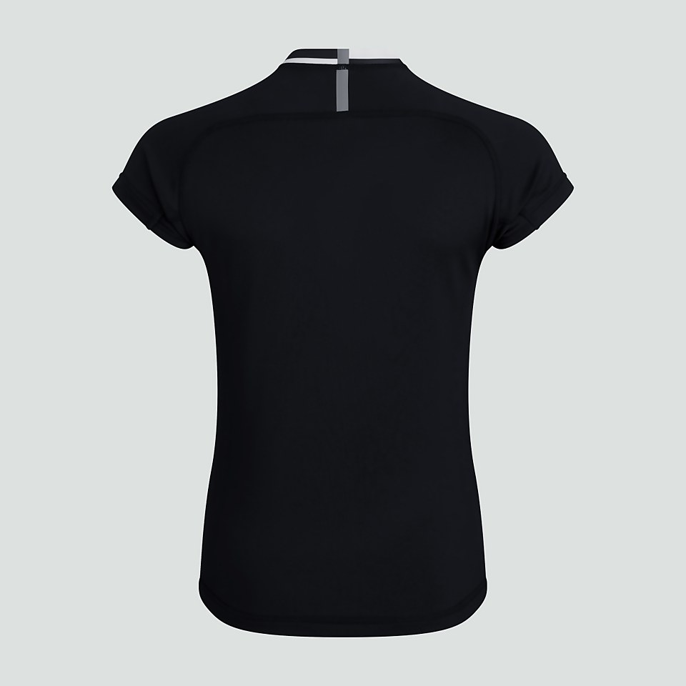 WOMENS VAPODRI EVADER HOOPED JERSEY BLACK