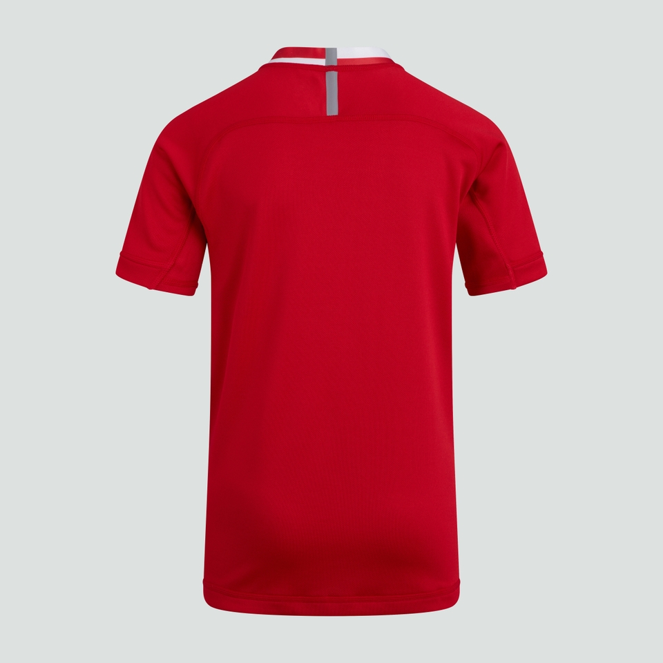 CANTERBURY VAPODRI EVADER HOOPED JERSEY JM RED/WHT