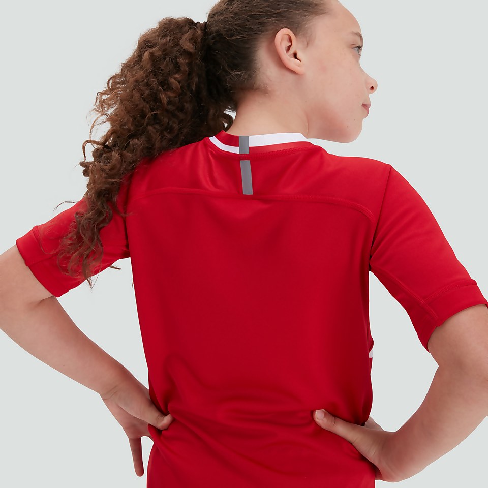 JUNIOR UNISEX VAPODRI EVADER HOOPED JERSEY RED