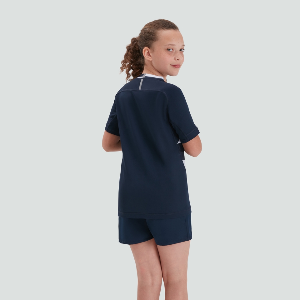 CANTERBURY VAPODRI EVADER HOOPED JERSEY JM NVY/WHT