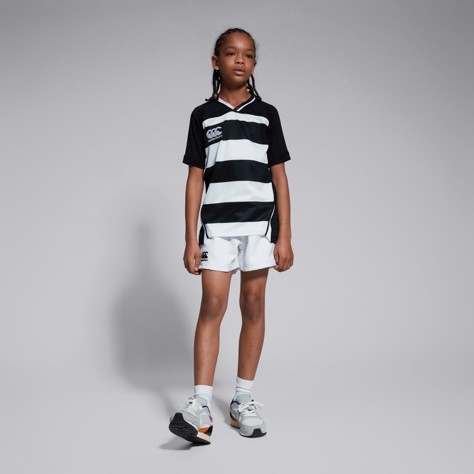 CANTERBURY VAPODRI EVADER HOOPED JERSEY JM BLK/WHT
