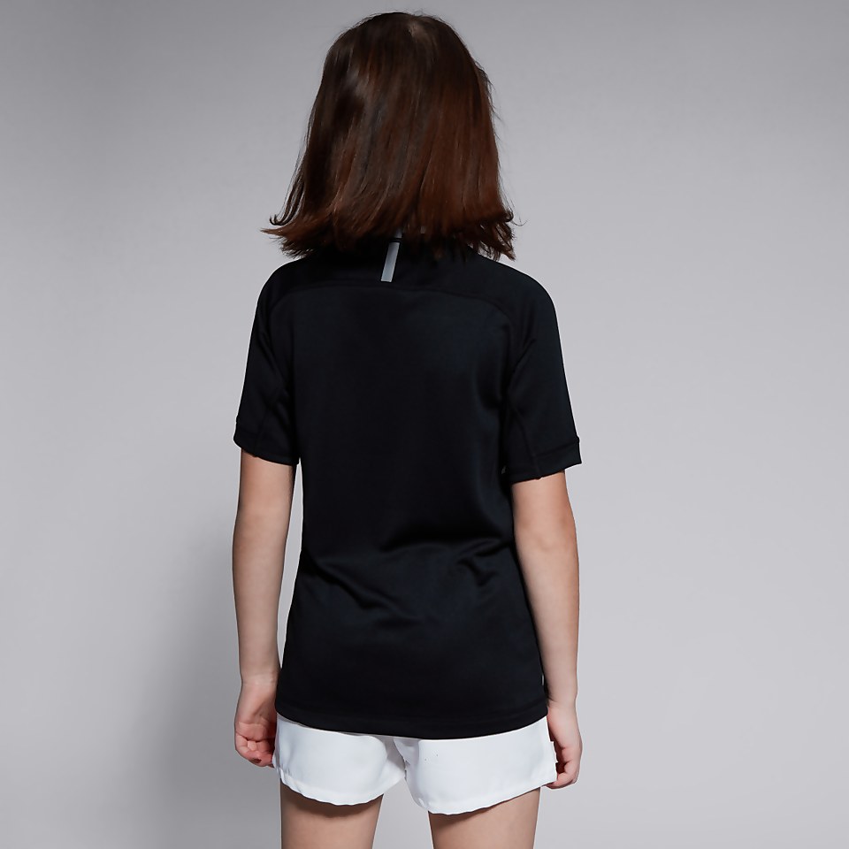 JUNIOR UNISEX VAPODRI EVADER HOOPED JERSEY BLACK