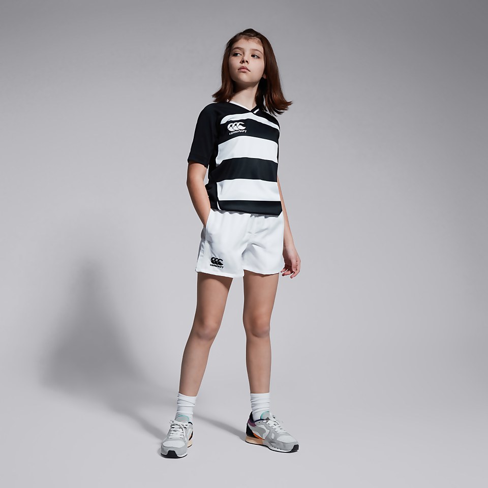 JUNIOR UNISEX VAPODRI EVADER HOOPED JERSEY BLACK