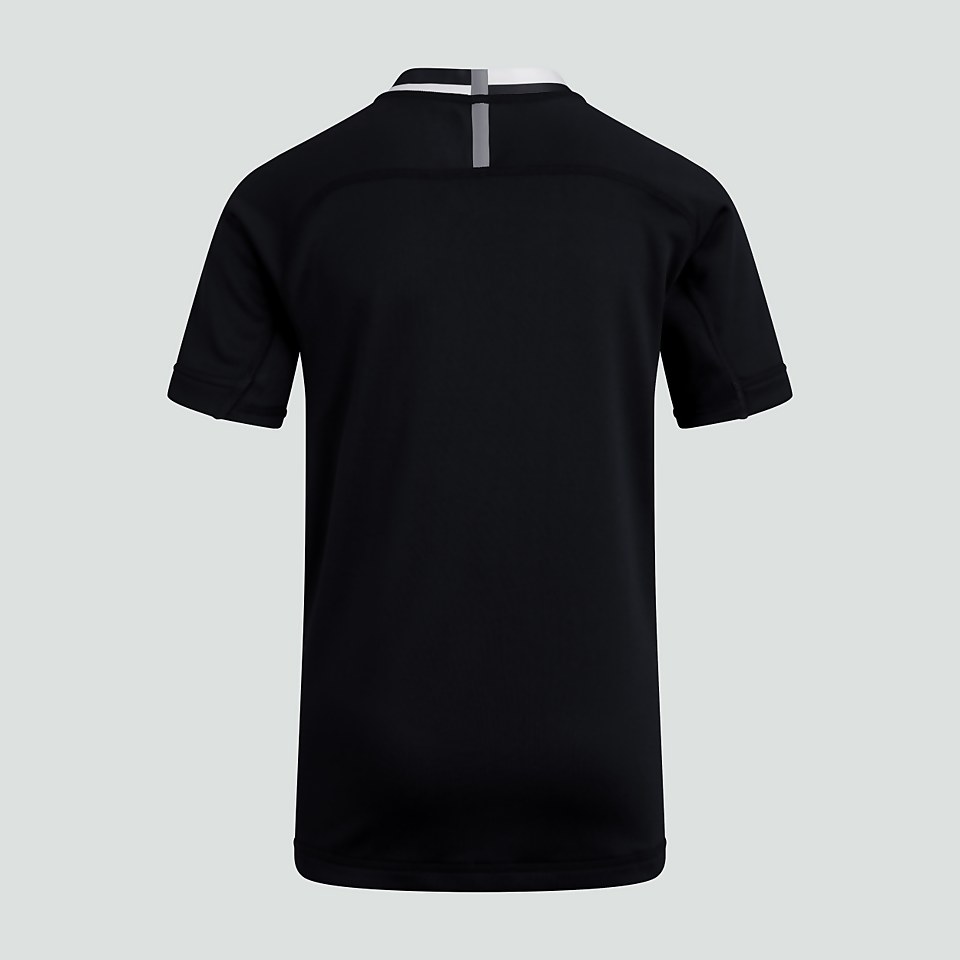 JUNIOR UNISEX VAPODRI EVADER HOOPED JERSEY BLACK