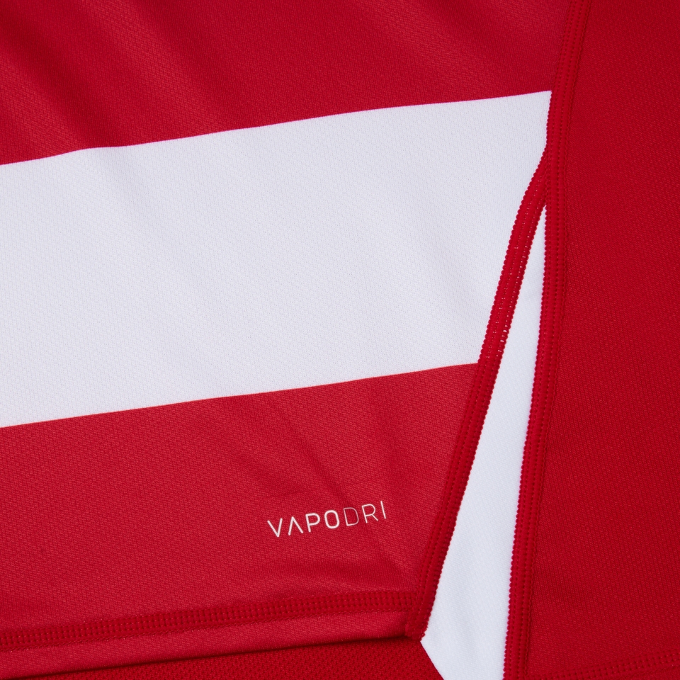 CANTERBURY VAPODRI EVADER HOOPED JSY AM RED/WHT