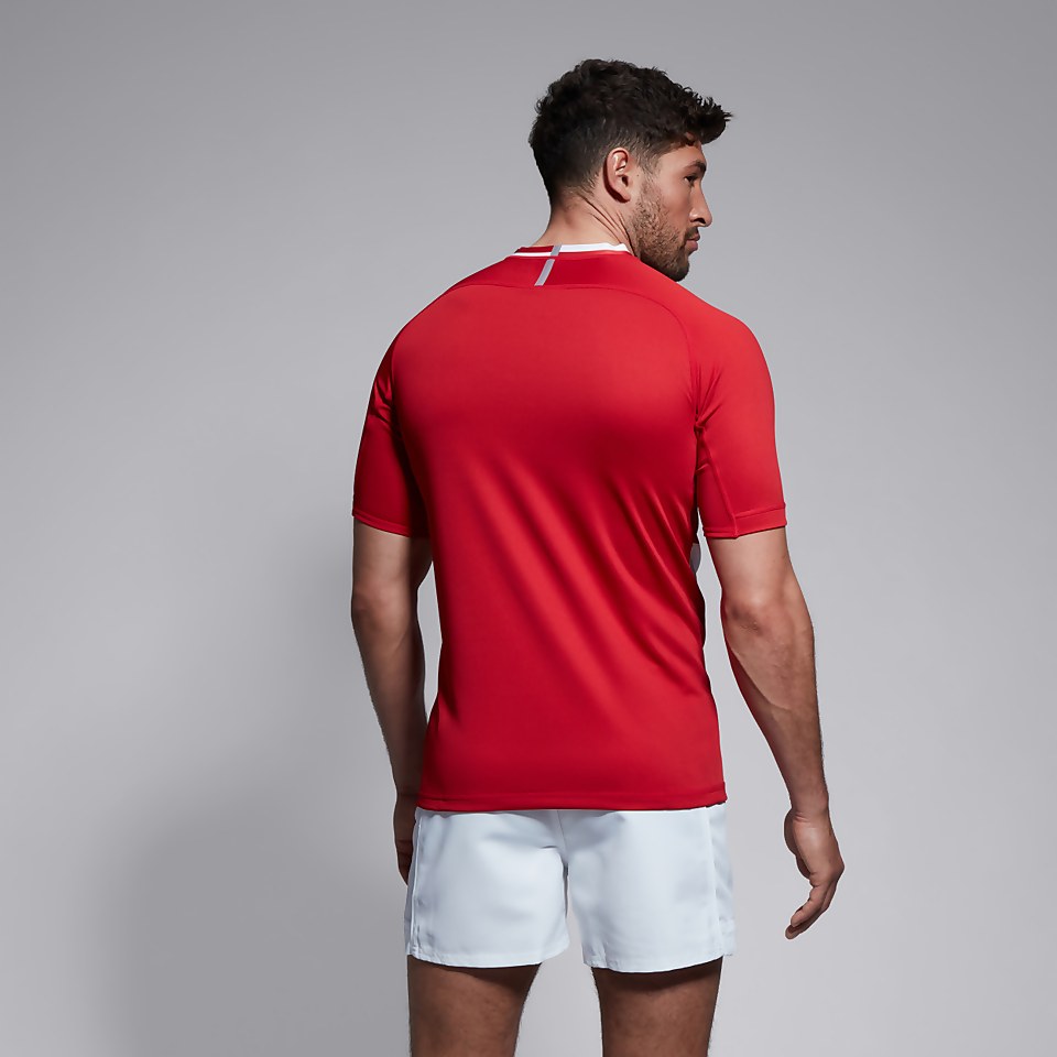 MENS VAPODRI EVADER HOOPED JERSEY RED